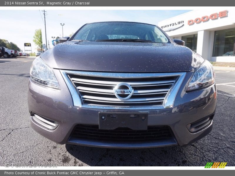 Magnetic Gray / Charcoal 2014 Nissan Sentra SV