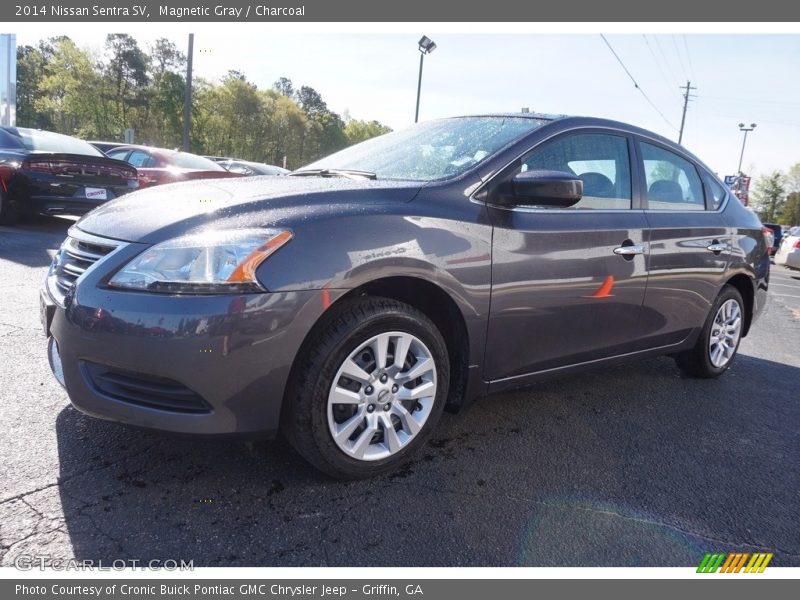 Magnetic Gray / Charcoal 2014 Nissan Sentra SV