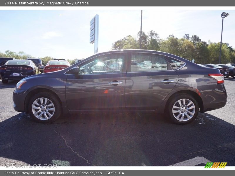 Magnetic Gray / Charcoal 2014 Nissan Sentra SV