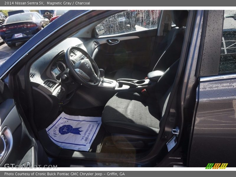 Magnetic Gray / Charcoal 2014 Nissan Sentra SV