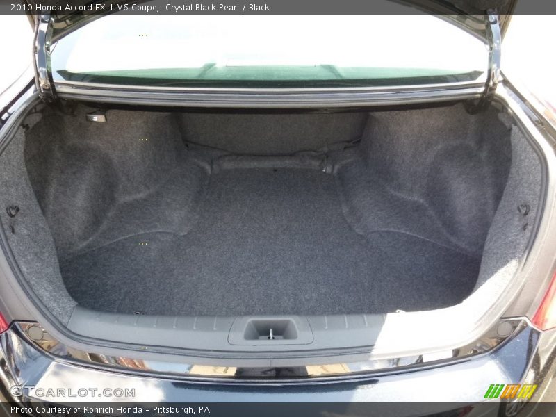 Crystal Black Pearl / Black 2010 Honda Accord EX-L V6 Coupe