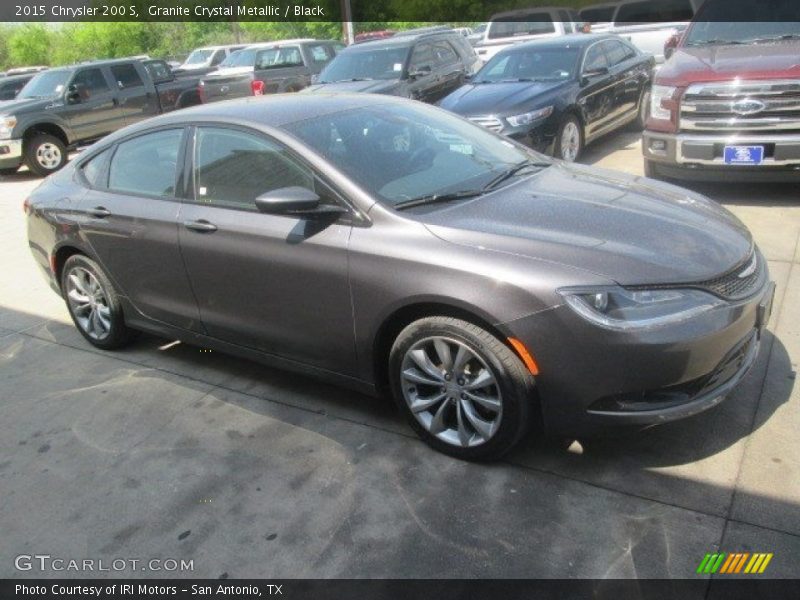 Granite Crystal Metallic / Black 2015 Chrysler 200 S