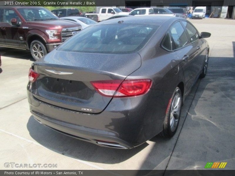 Granite Crystal Metallic / Black 2015 Chrysler 200 S