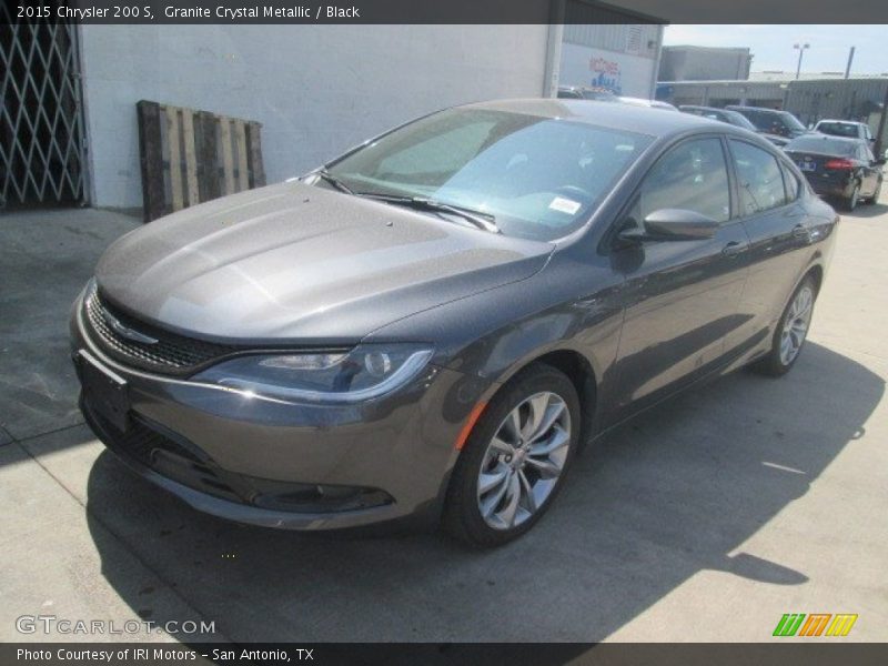Granite Crystal Metallic / Black 2015 Chrysler 200 S