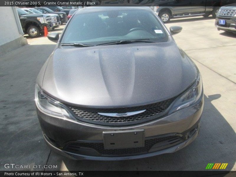 Granite Crystal Metallic / Black 2015 Chrysler 200 S