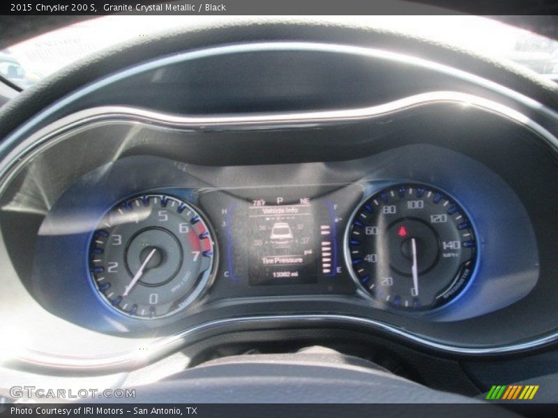 Granite Crystal Metallic / Black 2015 Chrysler 200 S