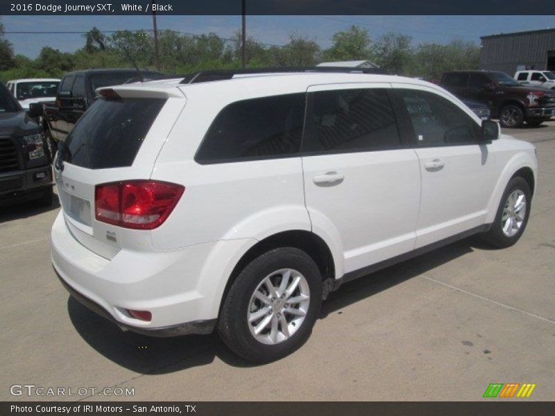 White / Black 2016 Dodge Journey SXT