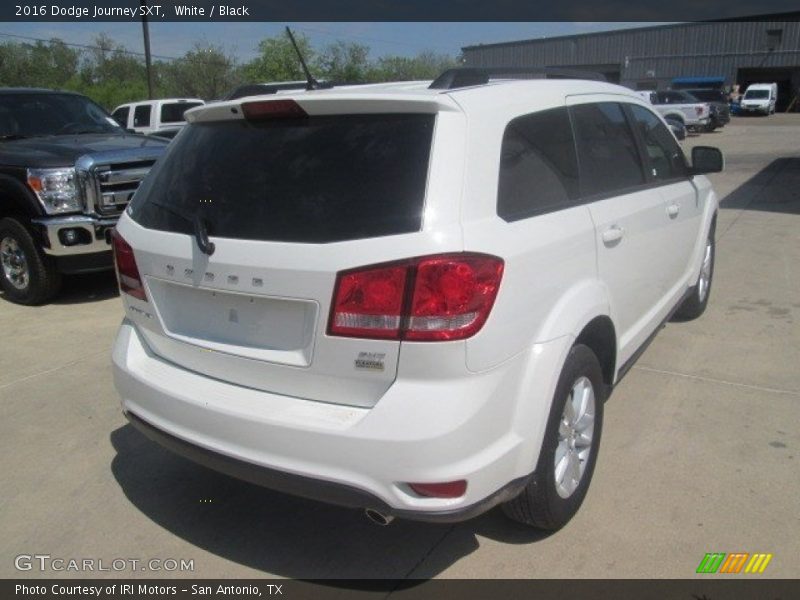 White / Black 2016 Dodge Journey SXT
