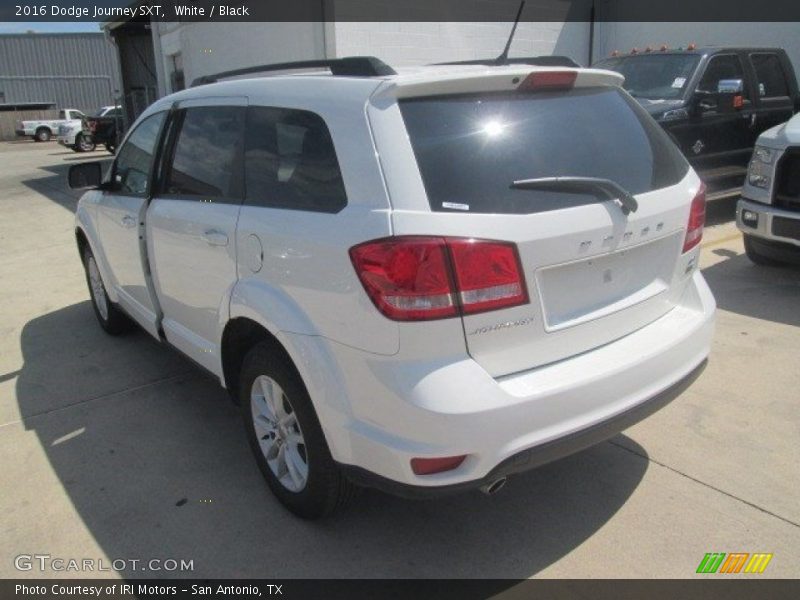 White / Black 2016 Dodge Journey SXT