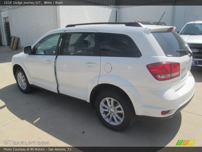 White / Black 2016 Dodge Journey SXT