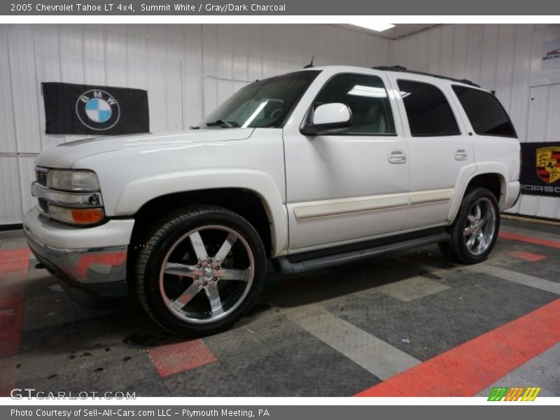 Summit White / Gray/Dark Charcoal 2005 Chevrolet Tahoe LT 4x4