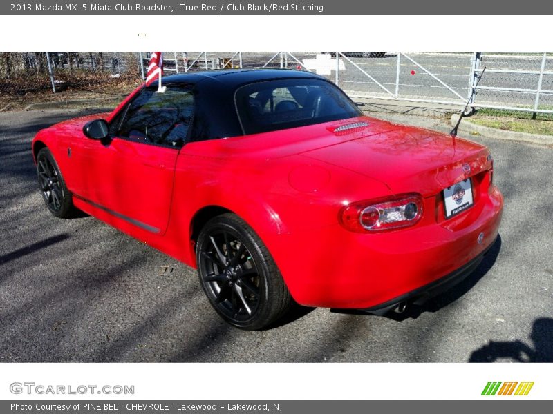 True Red / Club Black/Red Stitching 2013 Mazda MX-5 Miata Club Roadster