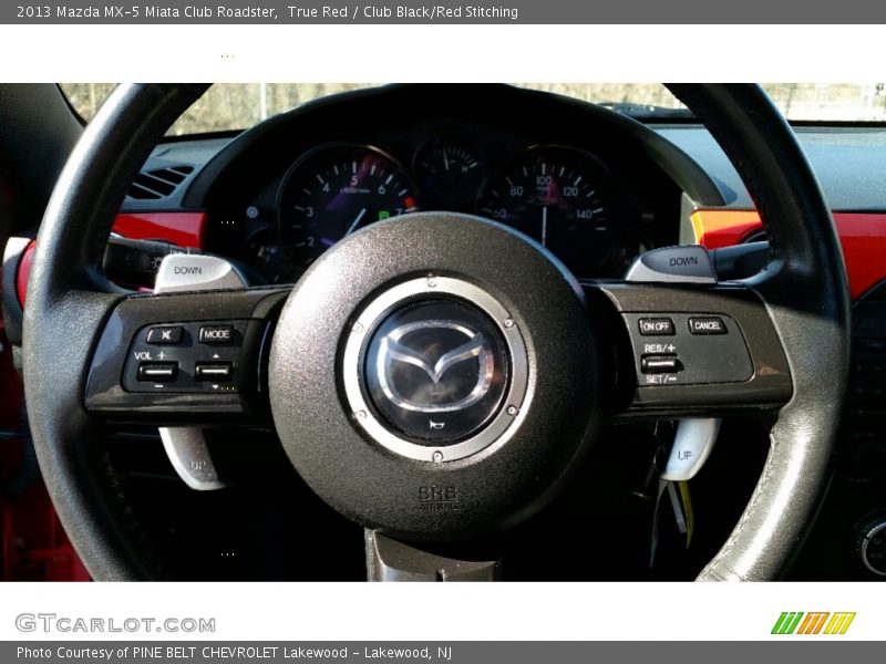 True Red / Club Black/Red Stitching 2013 Mazda MX-5 Miata Club Roadster