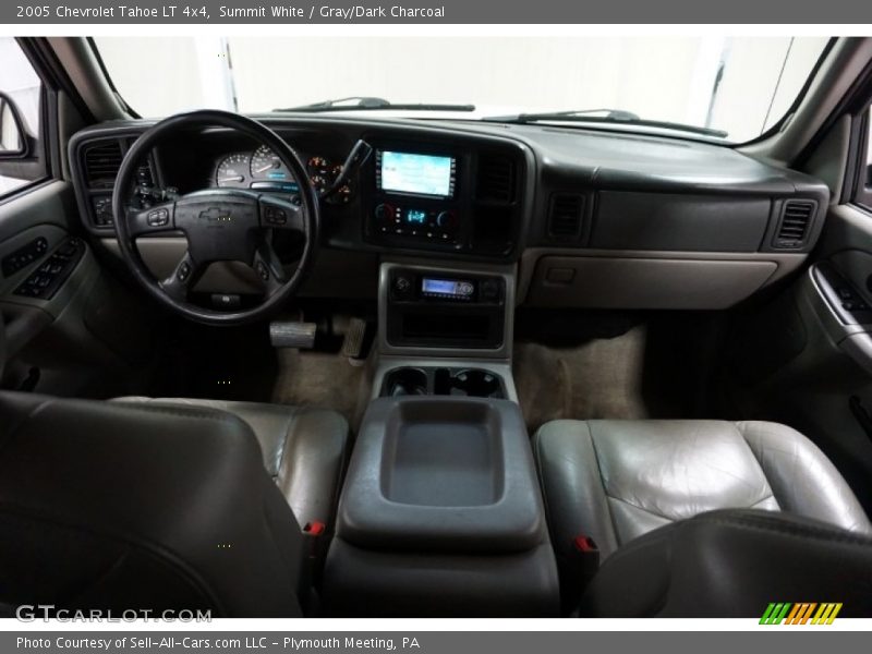Summit White / Gray/Dark Charcoal 2005 Chevrolet Tahoe LT 4x4