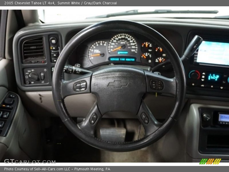 Summit White / Gray/Dark Charcoal 2005 Chevrolet Tahoe LT 4x4