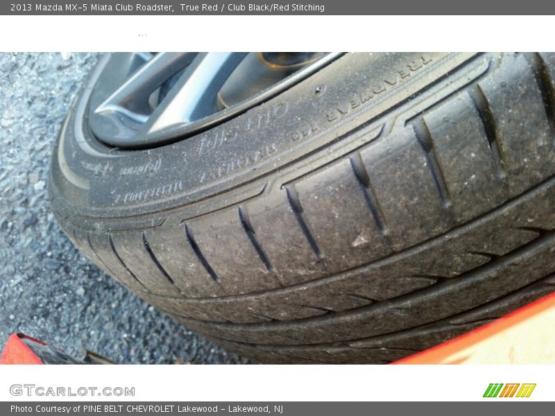 True Red / Club Black/Red Stitching 2013 Mazda MX-5 Miata Club Roadster