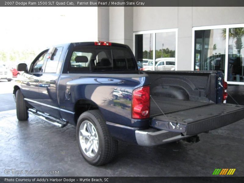 Patriot Blue Pearl / Medium Slate Gray 2007 Dodge Ram 1500 SLT Quad Cab