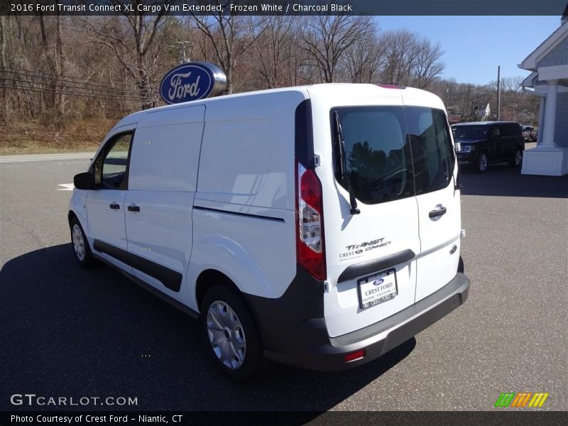 Frozen White / Charcoal Black 2016 Ford Transit Connect XL Cargo Van Extended
