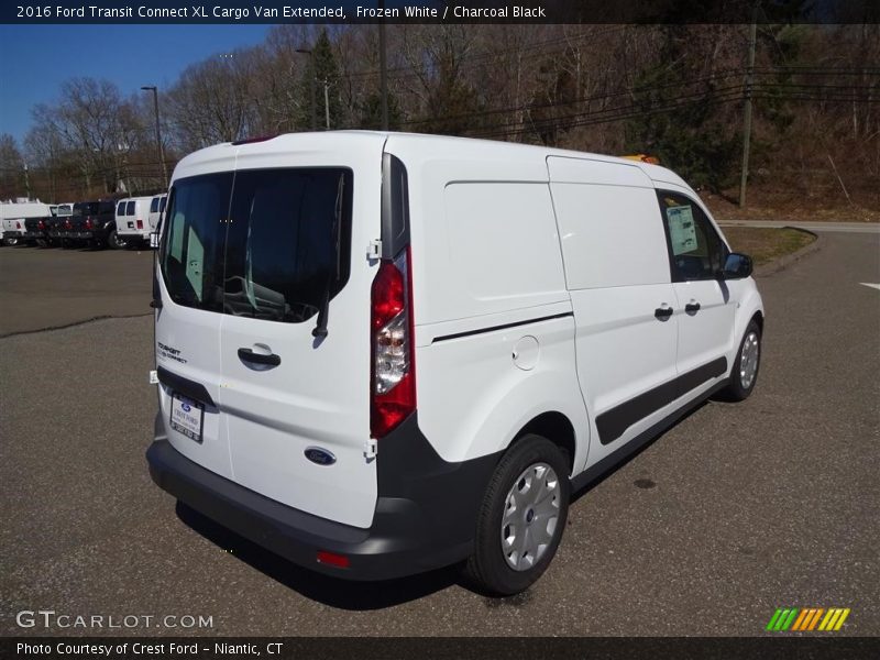 Frozen White / Charcoal Black 2016 Ford Transit Connect XL Cargo Van Extended