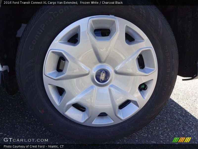 Frozen White / Charcoal Black 2016 Ford Transit Connect XL Cargo Van Extended