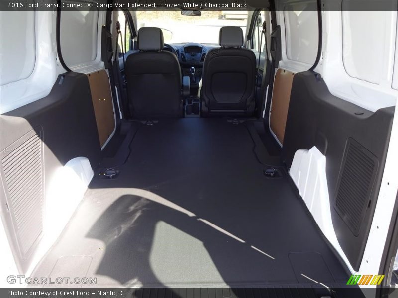 Frozen White / Charcoal Black 2016 Ford Transit Connect XL Cargo Van Extended