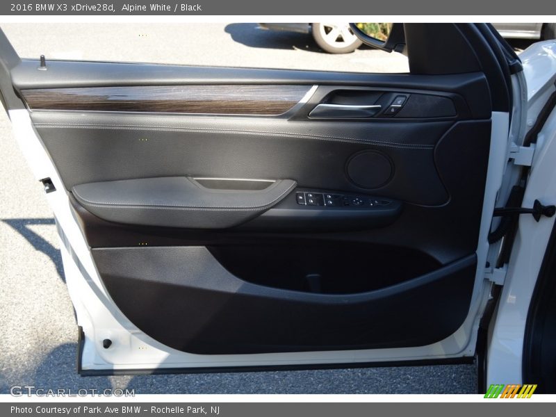 Alpine White / Black 2016 BMW X3 xDrive28d