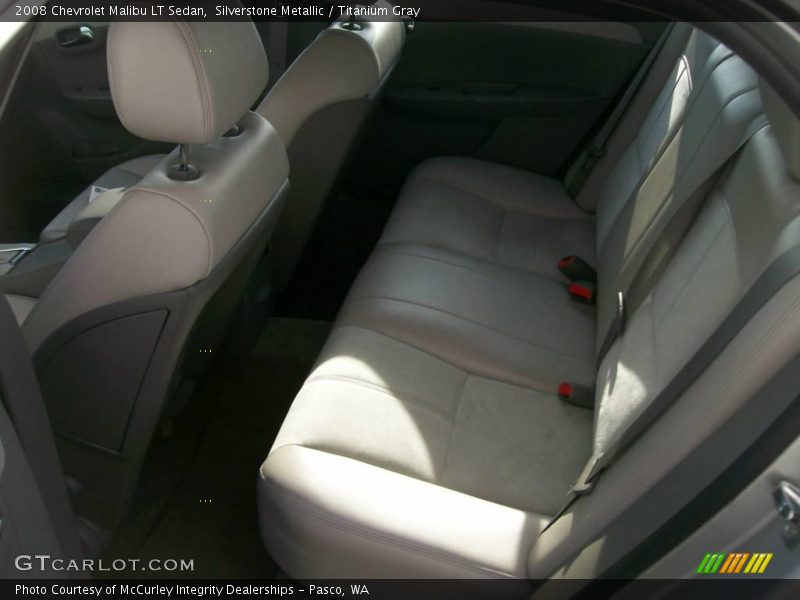 Silverstone Metallic / Titanium Gray 2008 Chevrolet Malibu LT Sedan