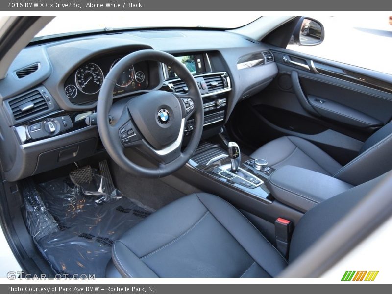 Black Interior - 2016 X3 xDrive28d 