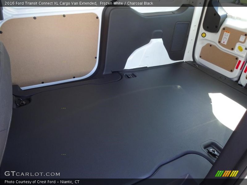 Frozen White / Charcoal Black 2016 Ford Transit Connect XL Cargo Van Extended