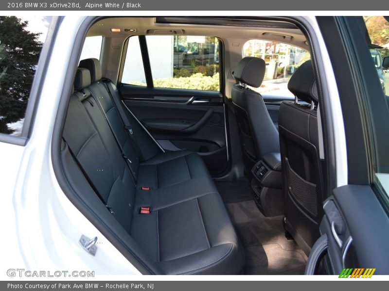 Rear Seat of 2016 X3 xDrive28d
