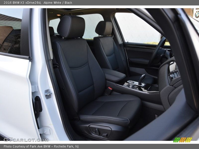 Front Seat of 2016 X3 xDrive28d