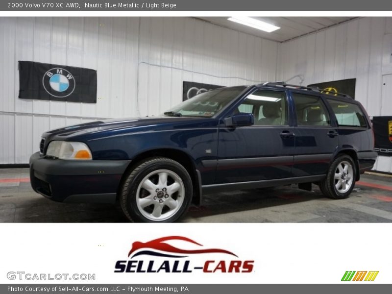 Nautic Blue Metallic / Light Beige 2000 Volvo V70 XC AWD