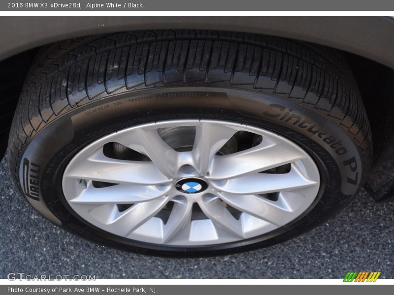 Alpine White / Black 2016 BMW X3 xDrive28d