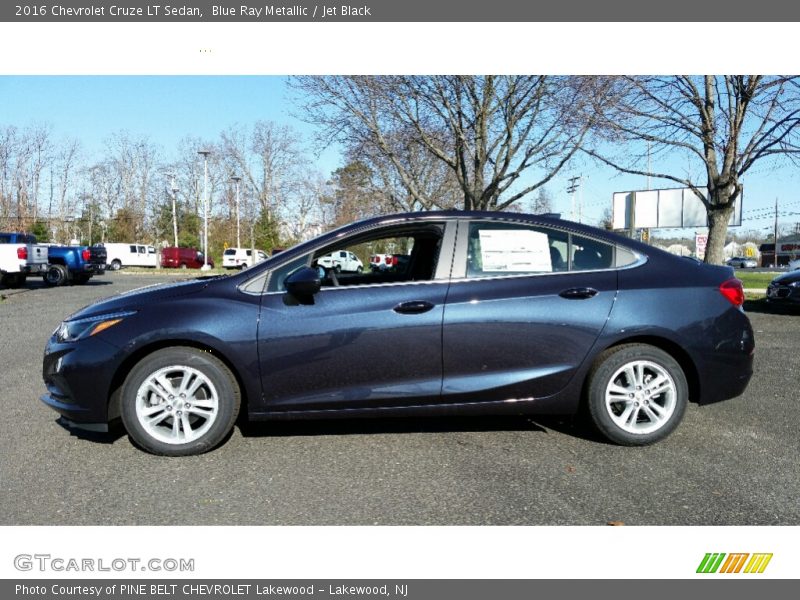 Blue Ray Metallic / Jet Black 2016 Chevrolet Cruze LT Sedan