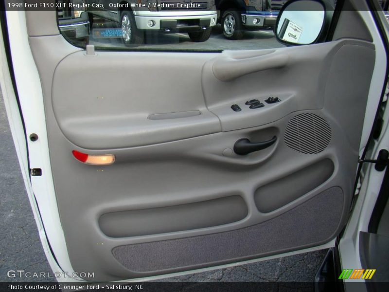 Oxford White / Medium Graphite 1998 Ford F150 XLT Regular Cab