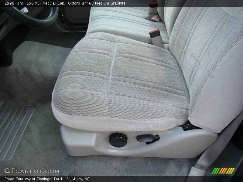 Oxford White / Medium Graphite 1998 Ford F150 XLT Regular Cab