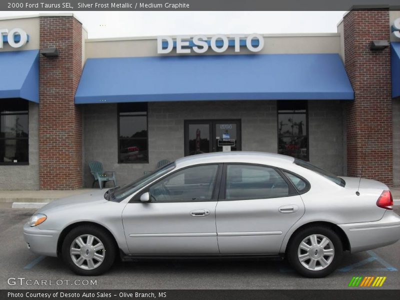 Silver Frost Metallic / Medium Graphite 2000 Ford Taurus SEL