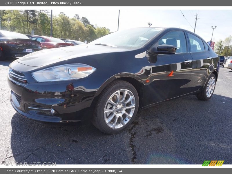 Pitch Black / Black 2016 Dodge Dart Limited