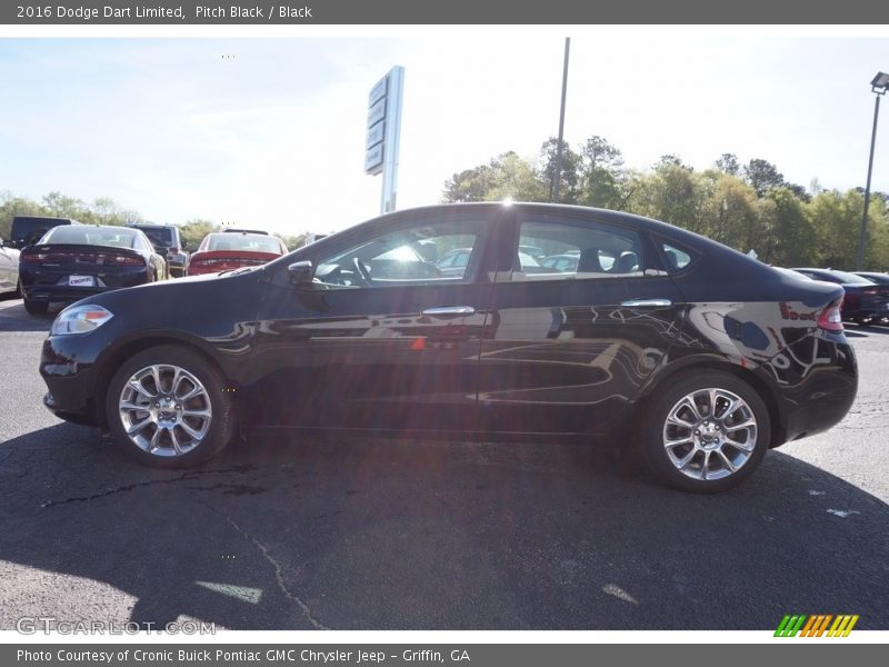 Pitch Black / Black 2016 Dodge Dart Limited
