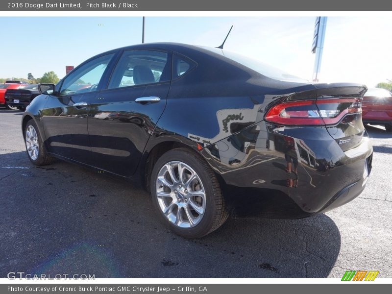 Pitch Black / Black 2016 Dodge Dart Limited