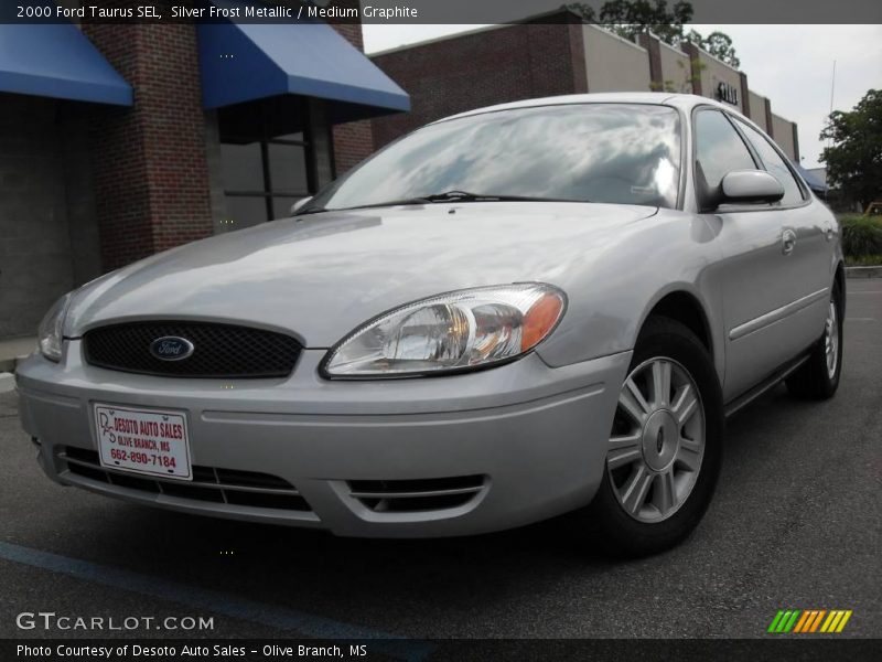 Silver Frost Metallic / Medium Graphite 2000 Ford Taurus SEL