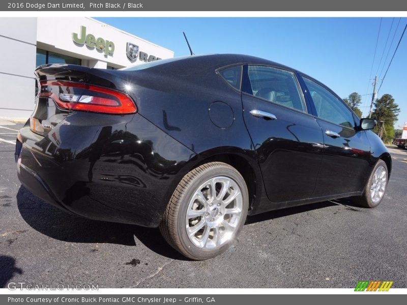 Pitch Black / Black 2016 Dodge Dart Limited