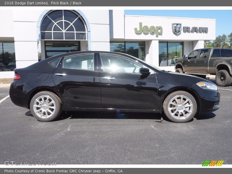 Pitch Black / Black 2016 Dodge Dart Limited