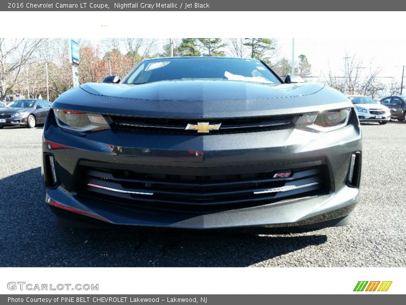 Nightfall Gray Metallic / Jet Black 2016 Chevrolet Camaro LT Coupe