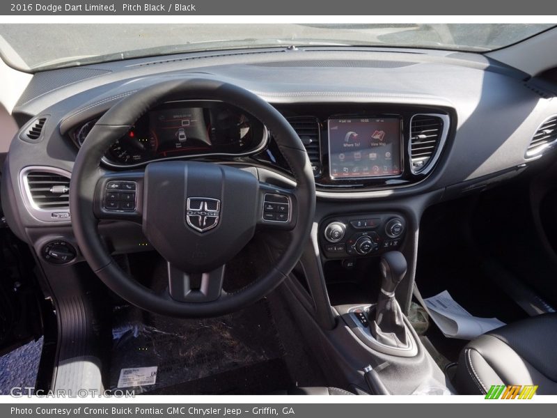 Pitch Black / Black 2016 Dodge Dart Limited