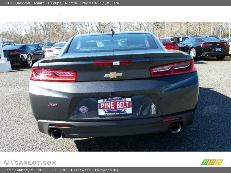 Nightfall Gray Metallic / Jet Black 2016 Chevrolet Camaro LT Coupe