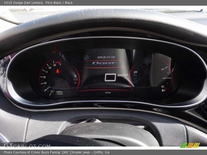 Pitch Black / Black 2016 Dodge Dart Limited