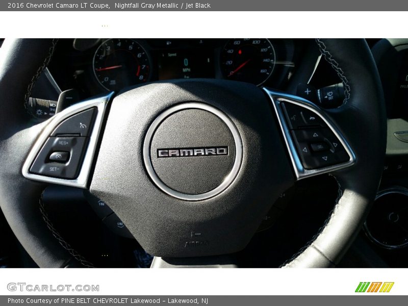 Nightfall Gray Metallic / Jet Black 2016 Chevrolet Camaro LT Coupe