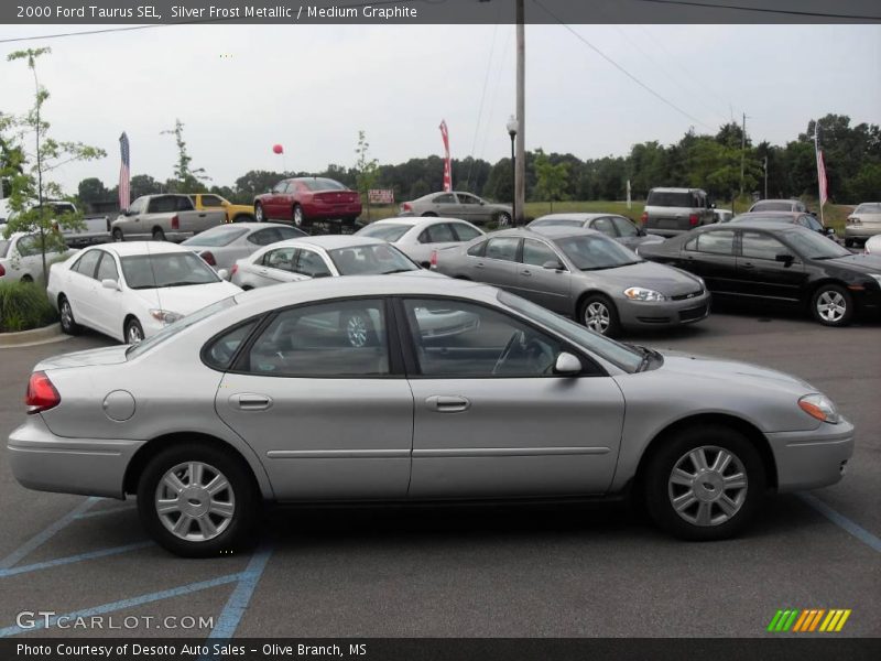 Silver Frost Metallic / Medium Graphite 2000 Ford Taurus SEL