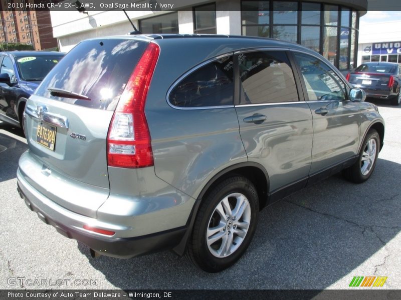 Opal Sage Metallic / Ivory 2010 Honda CR-V EX-L AWD